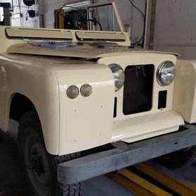 Landrover Beige - Frude's Off Road GmbH